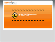 Tablet Screenshot of annuaire.properties-challenger.com